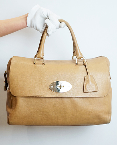 Del Rey, &pound;425, Handbags, Brown, Leather, Front view